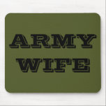 Esposa do Exército Mousepad<br><div class="desc">Esposa do Exército Mousepad</div>