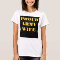 Esposa do Exército Orgânica da Camisa T