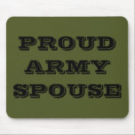 Esposa do Exército Orgulhoso de Mousepad<br><div class="desc">Esposa do Exército Orgulhoso de Mousepad</div>