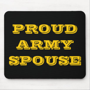 Esposa do Exército Orgulhoso de Mousepad