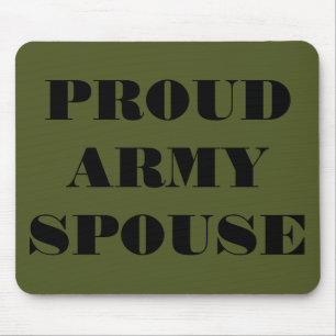 Esposa do Exército Orgulhoso de Mousepad