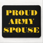 Esposa do Exército Orgulhoso de Mousepad<br><div class="desc">Esposa do Exército Orgulhoso de Mousepad</div>