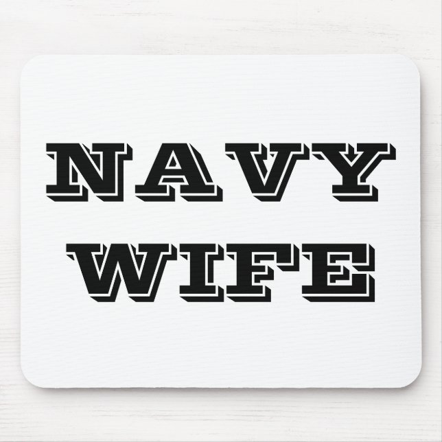 Esposa do Marinho Mousepad (Frente)