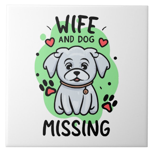 Esposa e Cachorro Desaparecidos (Frente)