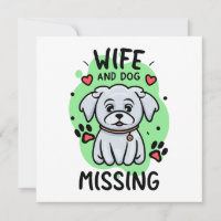Esposa e Cachorro Desaparecidos