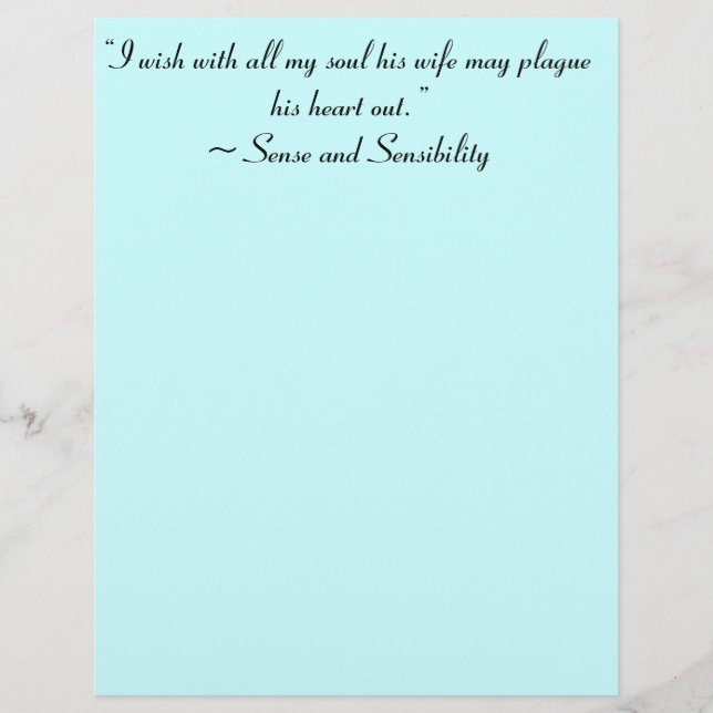 Esposa Pode Chamar Sua Citação Do Livro Jane Auste (Frente)