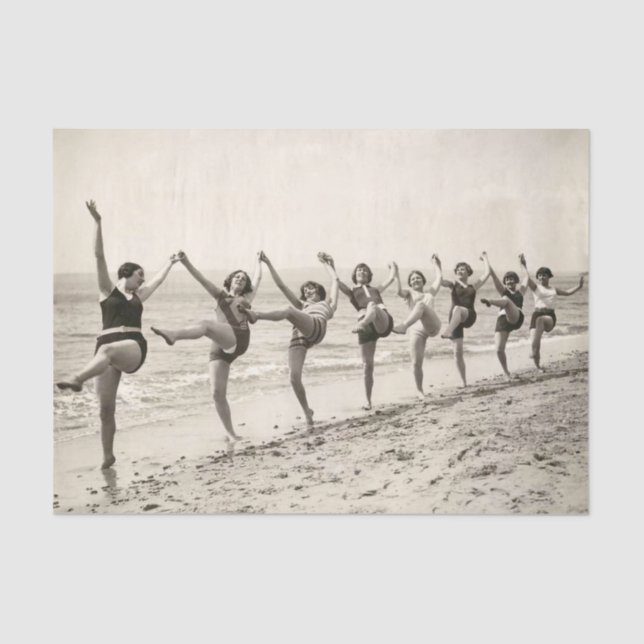 Esposas de Vintage em Papel Tecido de Figurino (Frente )