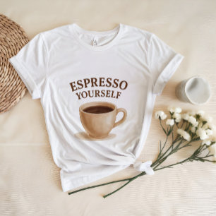 Espresse-se Camisa Engraçada Do Café