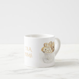 Espresso BISCOTTI "HORA DO CHÁ" Xícara de Café Expresso
