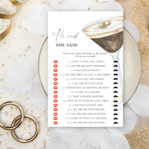 Espresso chá de panela Ele disse que ela disse jog