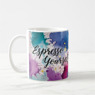 Espresso - uma caneca de café celebrando a arte