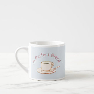 Espresso Uma Xícara de Café Creme Elegante Mistura Perfeita