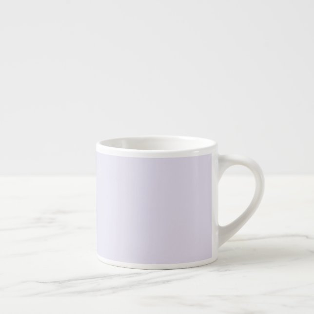 Espresso Xícara de Café Expresso Lilás Claro Sólido (Direita)