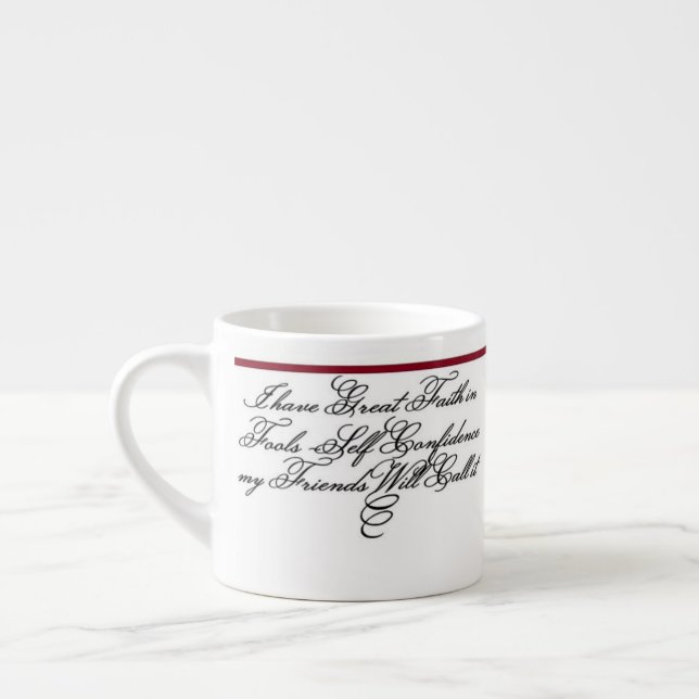 Espresso Xícara de Expresso - Uma Citação de Poe (Esquerda)