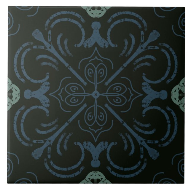 Espuma do Mar Mediterrâneo Azul - sotaque decor ca (Frente)