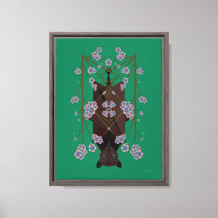 Espuma voadora Jade 9x12 Canvas Giclée Impressão