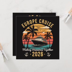 Esquadra de Cruzeiro pela Europa 2026 Férias de Fa