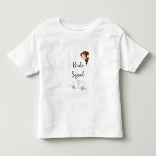 Esquadrão Bride Dois Corações Camisa Toddler
