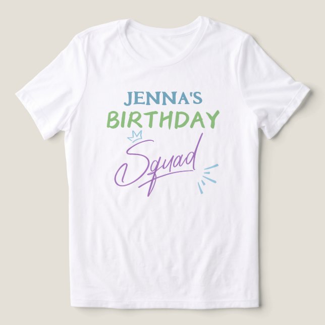 Esquadrão de Aniversário de 30 anos Feminino (Design frontal)