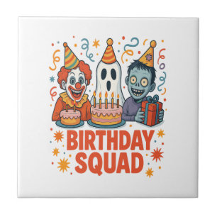 Esquadrão de Aniversário de Halloween Palhaço Sini