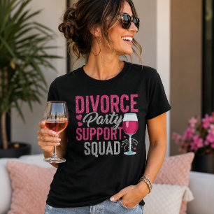 Esquadrão de Apoio à Festa de Divórcio Camiseta Di