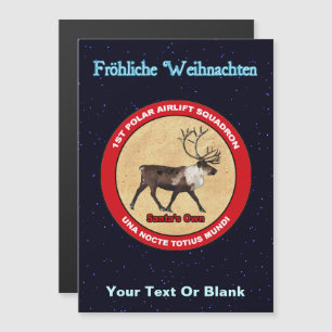 Esquadrão de Reindeer de papais noeis - Fröhliche