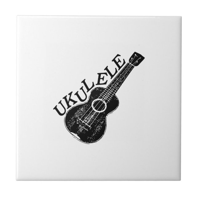 Esquadrão De Texto E Imagem Do Ukulele (Frente)