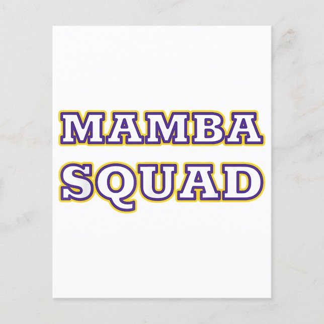 Esquadrão Mamba Roupas engraçadas para Amantes de  (Frente)