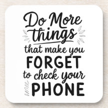 Esqueça a Porta copos telefônica