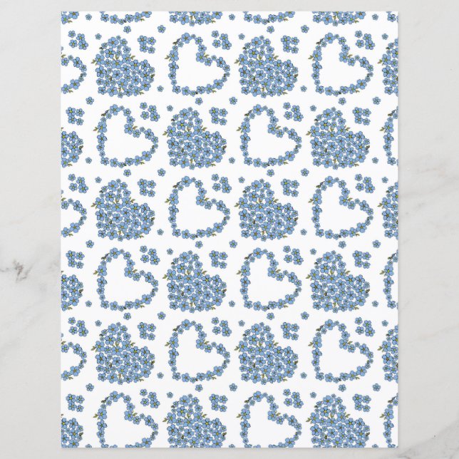 Esqueça-me de não floricultura com corações (Frente)