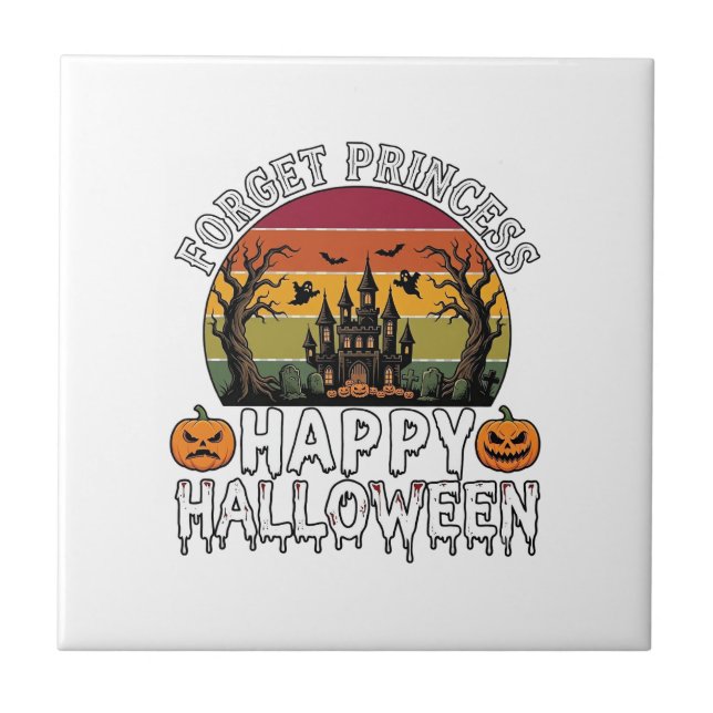 Esqueça Princesa Feliz Halloween Casa Assombrada B (Frente)