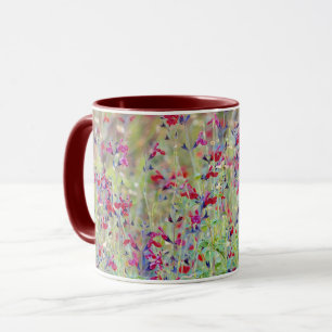 Esquece-me de não flores, a taça de caneca de arte