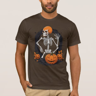 "Esqueleto Assustador: Camiseta Assustadora de Hal