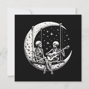 Esqueleto Casal Lua Guitarra