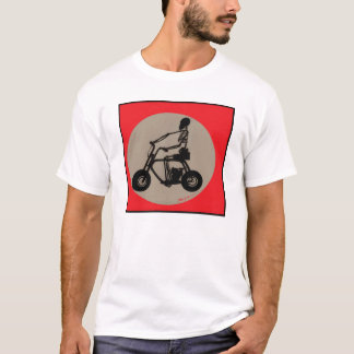 Esqueleto de BargasArtworks na camisa de Minibike