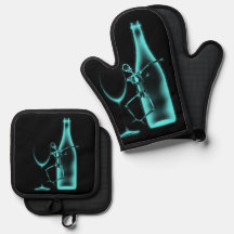 Esqueleto de Celebração de Raios X e Vinho