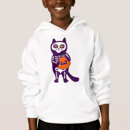 esqueleto de gato-de-halloween mexicano