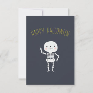 Esqueleto "Feliz Halloween" personalizado
