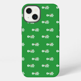 esqueleto fundo verde