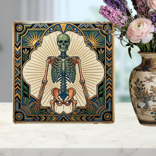 Esqueleto Humano Anatômico Art Déco Ossos