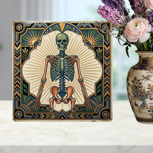 Esqueleto Humano Anatômico Art Déco Ossos (Criador carregado)