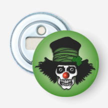 Esqueleto Irlandês Palhaço Verde