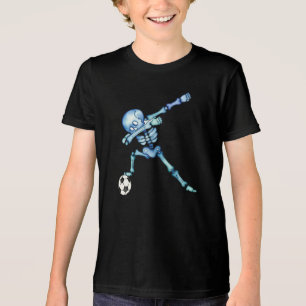 Esqueleto Moderno de Futebol Pose Dab Colorida