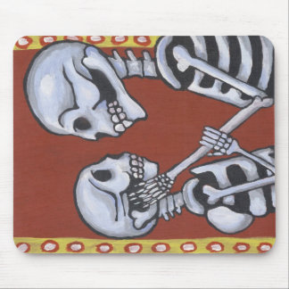 esqueletos de diâmetro de los muertos no mousepad