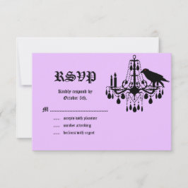Esqueletos Glamourosos RSVP roxo