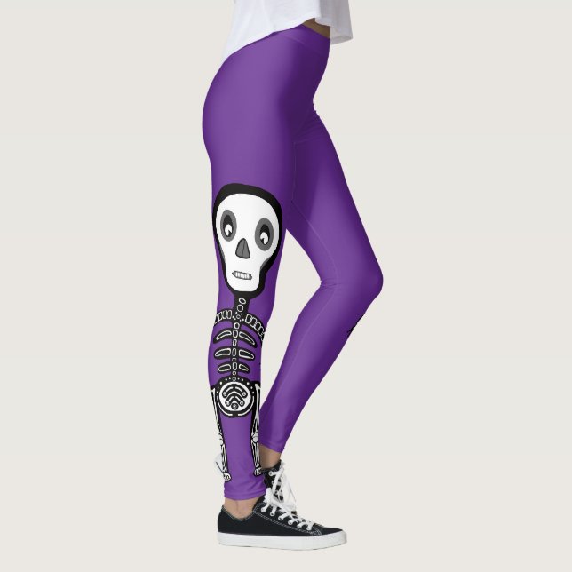 Esqueletos monstros Leggings (Direita)