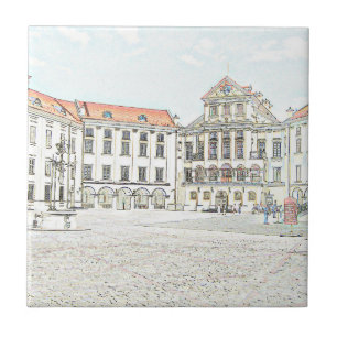 Esquema da Arquitetura do Palácio do Castelo Antig