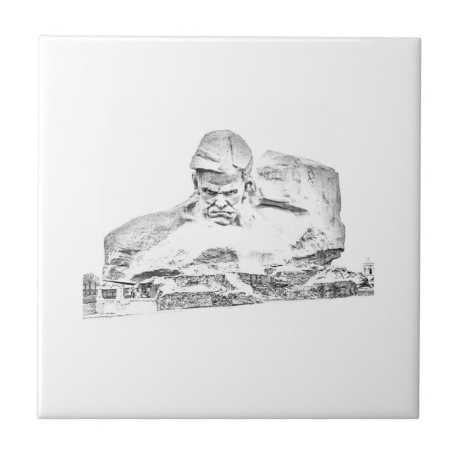 Esquema da Arquitetura Monument Fortaleza da WWII (Frente)