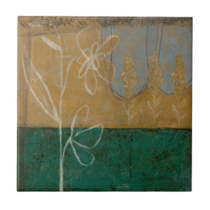 Esquema Floral com flor e plantas