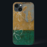 Esquema Floral com flor e plantas<br><div class="desc">Muita coisa está acontecendo nesta pintura de Jennifer Goldberger. Um esboço floral toma palco central,  e árvores pequenas compõem o fundo. Os fãs de Eugene Delacroix e Edward Hopper podem querer comprar esta peça!</div>